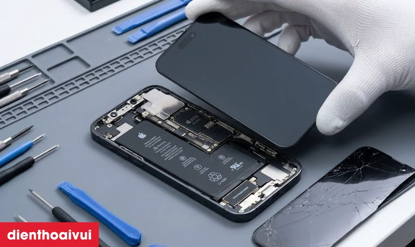 Gi&aacute; sửa sọc m&agrave;n h&igrave;nh iPhone 14 Pro phụ thuộc v&agrave;o những yếu tố n&agrave;o?