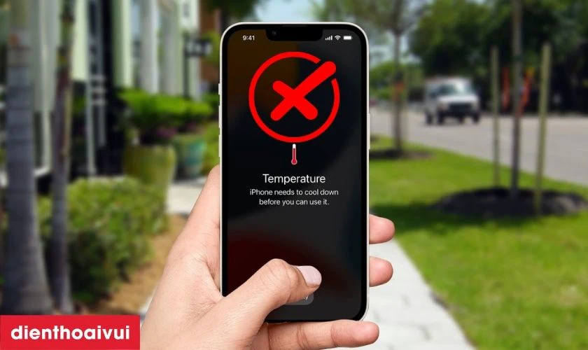 Kh&ocirc;ng sử dụng m&aacute;y trong điều kiện nhiệt độ qu&aacute; cao