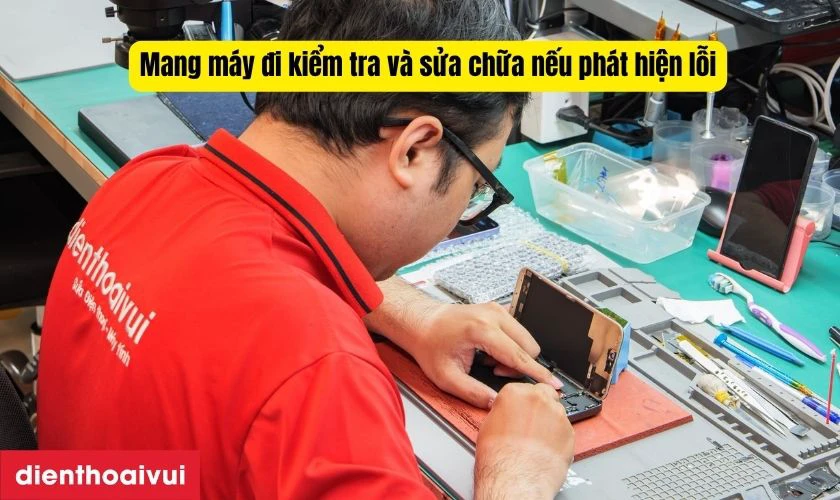 Kiểm tra m&aacute;y sớm khi ph&aacute;t hiện dấu hiệu bất thường