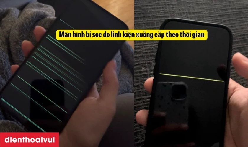 M&agrave;n h&igrave;nh hoặc linh kiện b&ecirc;n trong bị lỗi