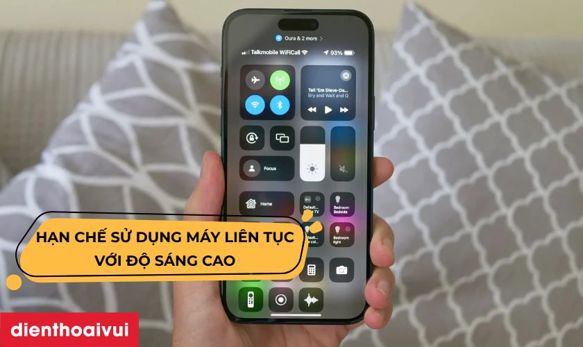 Lưu &yacute; sau khi sửa sọc m&agrave;n h&igrave;nh iPhone 15 Plus