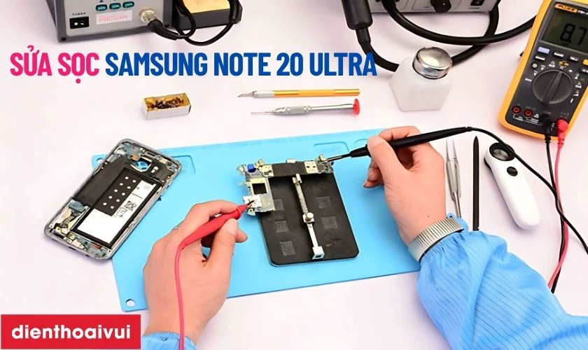Sửa sọc m&agrave;n h&igrave;nh Samsung Note 20 Ultra l&agrave; g&igrave;?