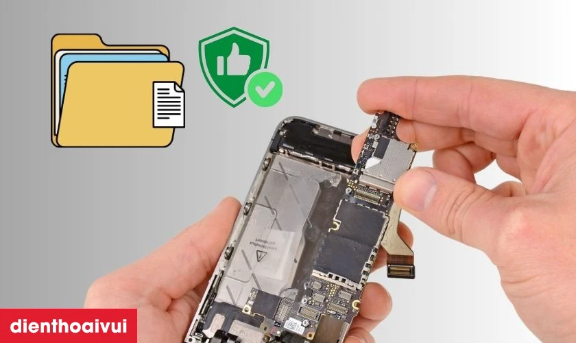Sửa sóng iPhone 12 Pro có ảnh hưởng đến dữ liệu không
