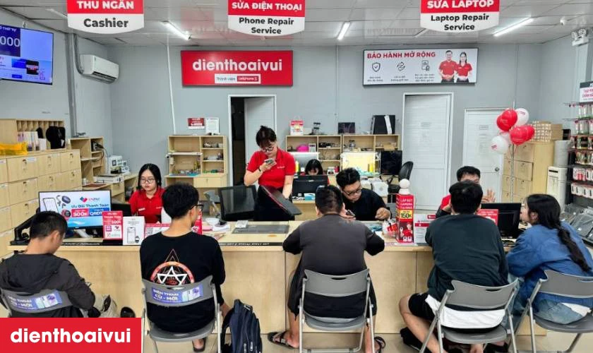 Quy trình sửa sóng iPhone 15 Plus chuyên nghiệp