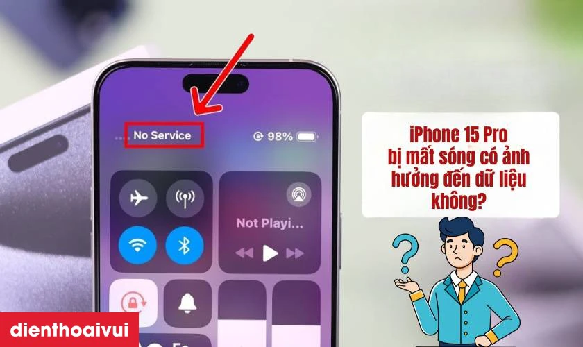 Sửa s&oacute;ng iPhone 15 Pro Max c&oacute; ảnh hưởng đến dữ liệu kh&ocirc;ng?