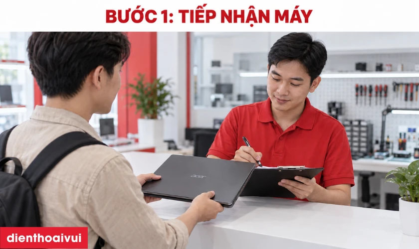 Tiếp nhận laptop Acer lỗi main