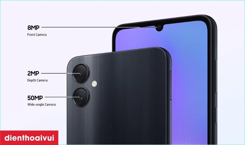 Camera Samsung Galaxy A05 4GB 128GB có sự cải tiến, chụp đẹp hơn