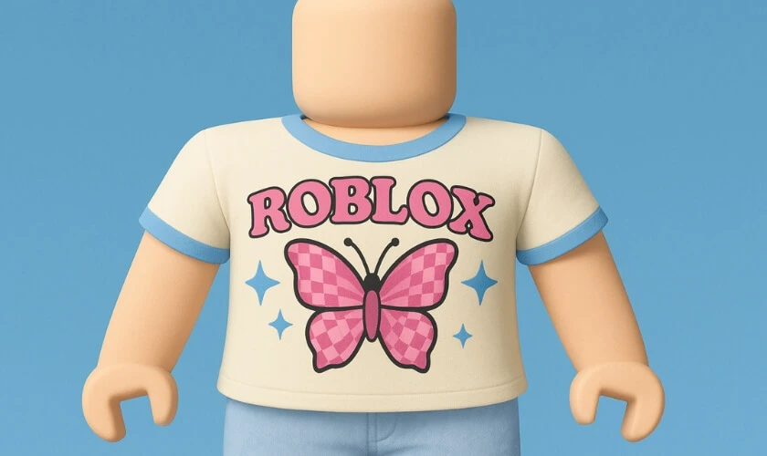 T-Shirt Roblox girl y2k đẹp