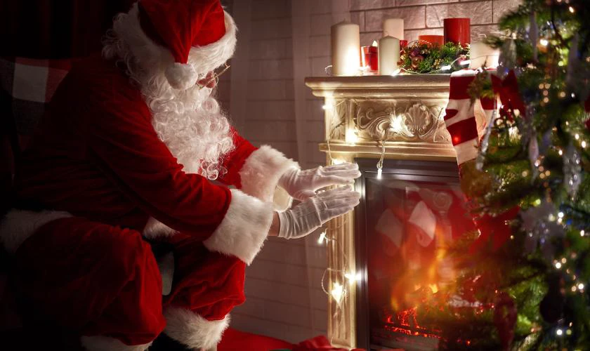 Ph&ocirc;ng nền &ocirc;ng gi&agrave; Noel