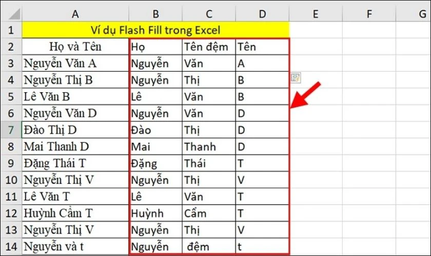 Hàm tách chữ