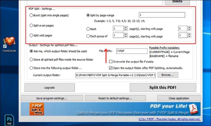 Chọn 1 trong 4 c&aacute;ch sau để t&aacute;ch file PDF
