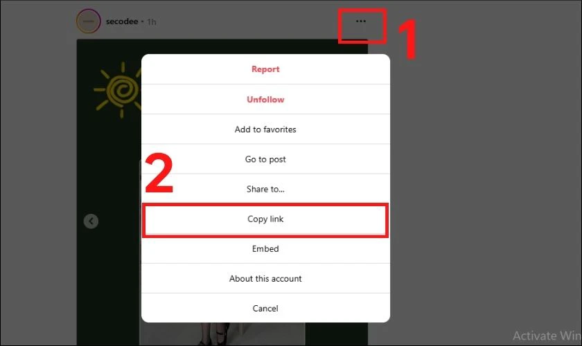 Tải ảnh Instagram về máy tính đơn giản