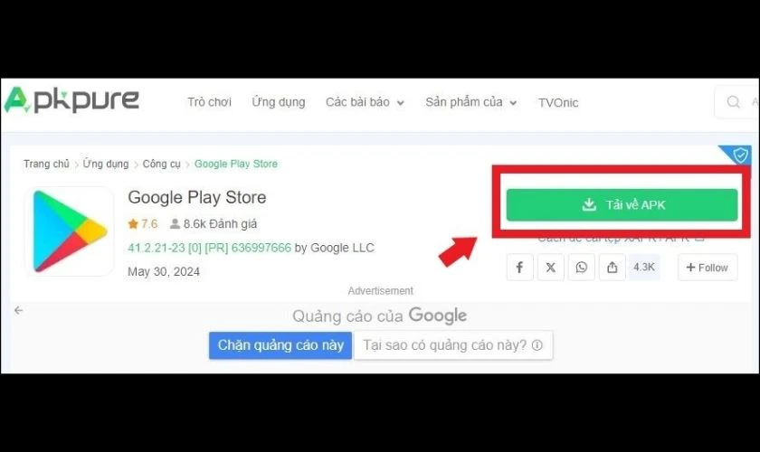 Tải file CH Play APK về điện thoại Xiaomi của bạn
