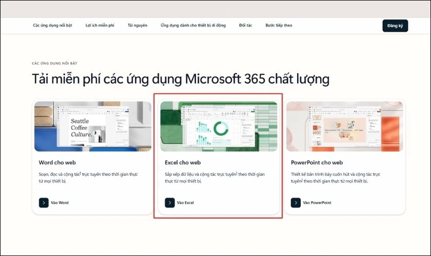 Tải Excel miễn phí về máy tính đơn giản