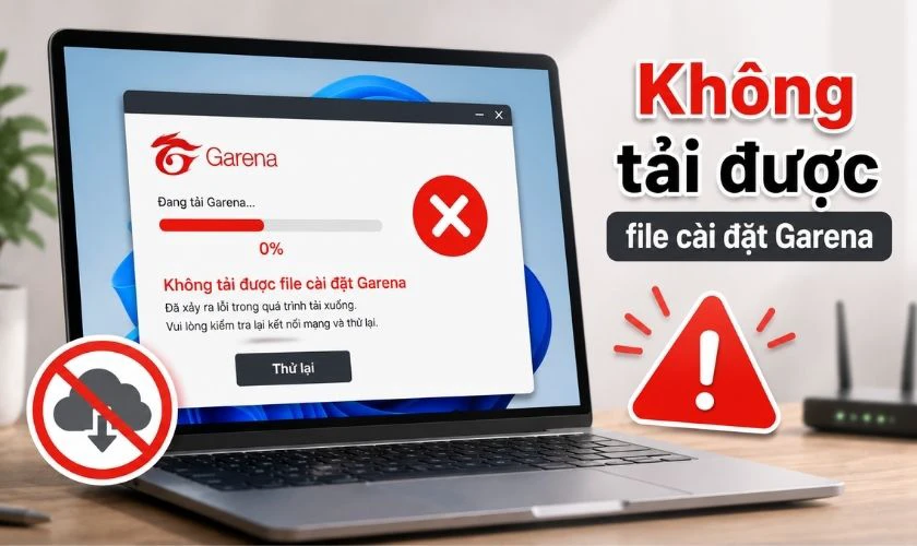 Lỗi thường gặp khi tải Garena và cách khắc phục