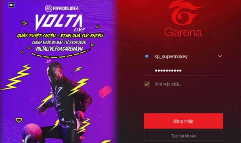 Khi quá trình cài đặt kết thúc, bạn có thể mở Garena