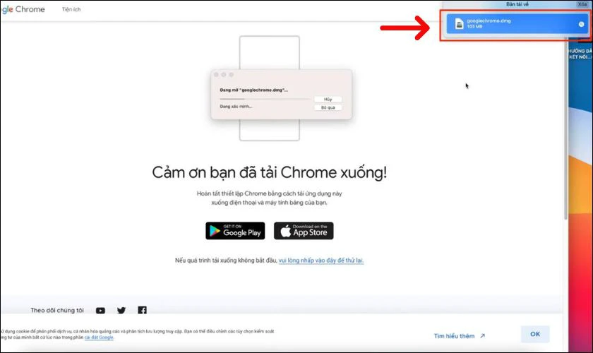 Đợi file tải xong v&agrave; bạn h&atilde;y mở n&oacute; l&ecirc;n. Sau đ&oacute; chờ một l&uacute;c để file khởi động