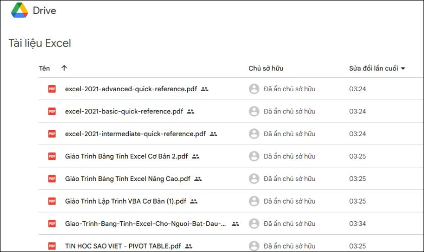 T&agrave;i liệu học Excel từ cơ bản đến n&acirc;ng cao PDF miễn ph&iacute;