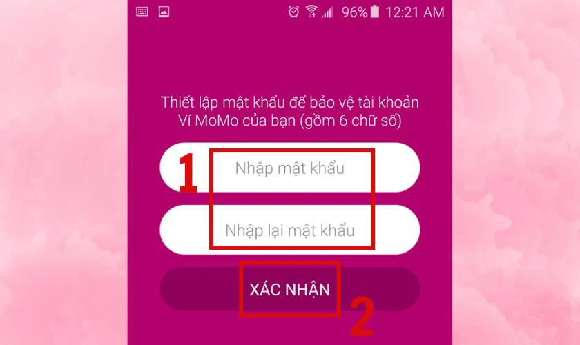Đặt mật khẩu