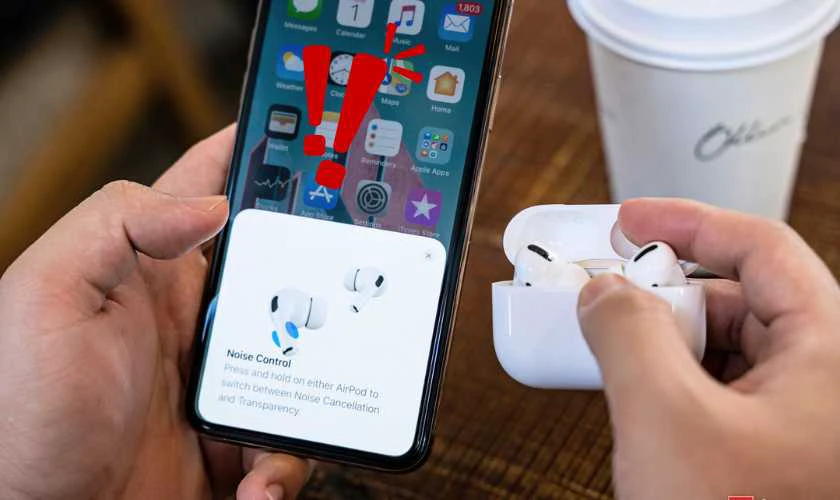 Tai nghe AirPods bị rè do lỗi phần mềm