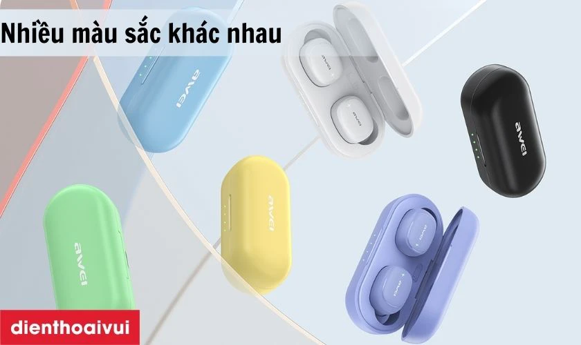 Tai nghe nh&eacute;t tai nh&agrave; AWEI c&oacute; thiết kế nhỏ nhắn