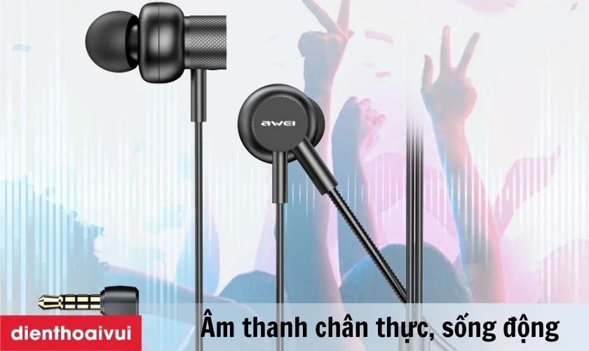 Tai nghe AWEI sử dụng nhiều c&ocirc;ng nghệ ti&ecirc;n tiến