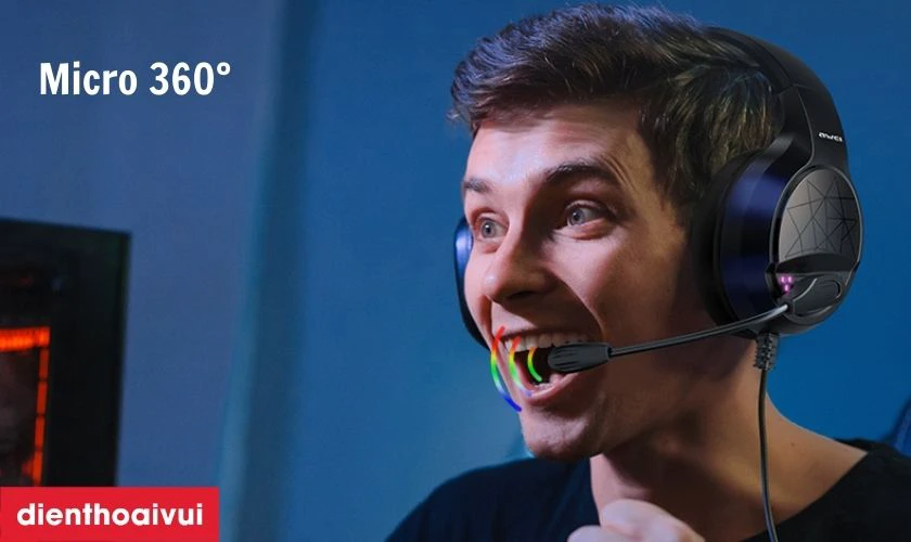 Một số d&ograve;ng nổi bật như AWEI GM-3 c&ograve;n c&oacute; micro c&oacute; thể xoay 360 độ