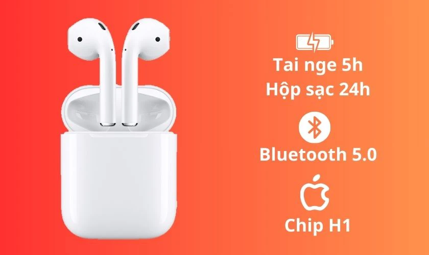 Black Friday 2023 giảm giá tai nghe Apple AirPods 2
