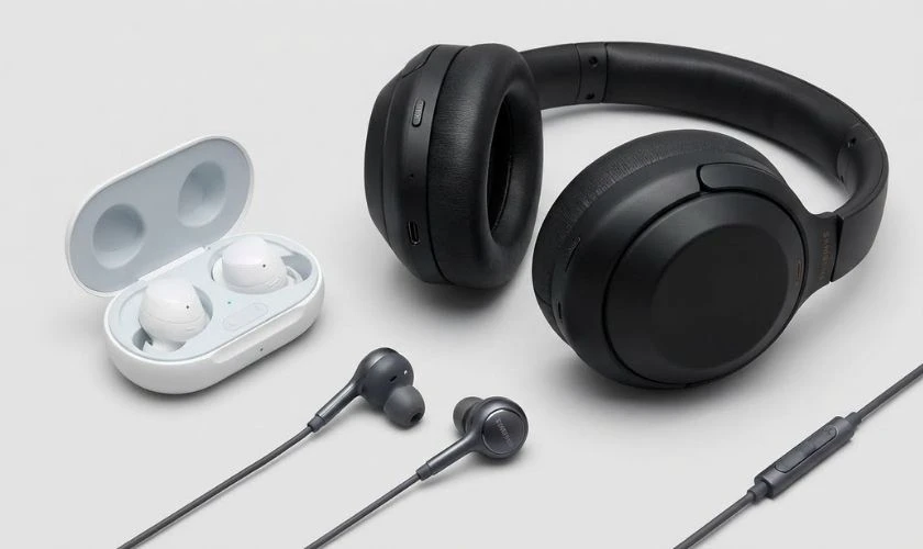 Tai nghe Bluetooth thương hiệu Samsung cho sinh viên