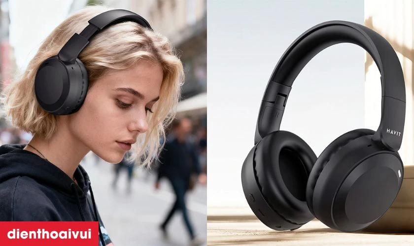 C&oacute; n&ecirc;n chọn tai nghe Havit H603BT cho nhu cầu nghe nhạc, xem phim v&agrave; l&agrave;m việc?