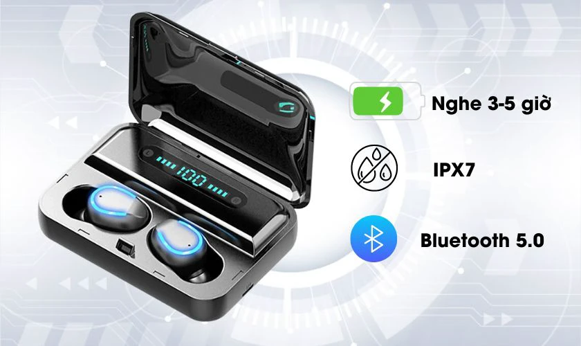 Tai nghe Lobel TWS F9-5 Bluetooth 5.0 gi&aacute; rẻ