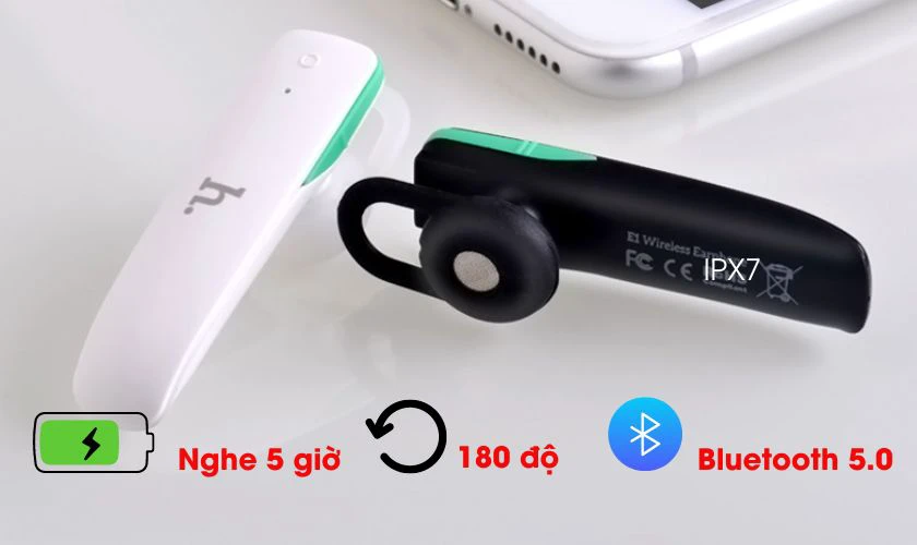 Tai nghe Bluetooth Gblue E1 gi&aacute; rẻ dưới 100k