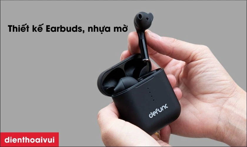 Tai nghe Bluetooth kh&ocirc;ng d&acirc;y Defunc True Go mang vẻ ngo&agrave;i sang trọng