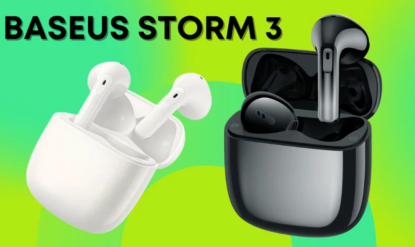 Bluetooth Baseus Storm 3 - Tai nghe Bluetooth tầm gi&aacute; 3 triệu đ&aacute;ng mua