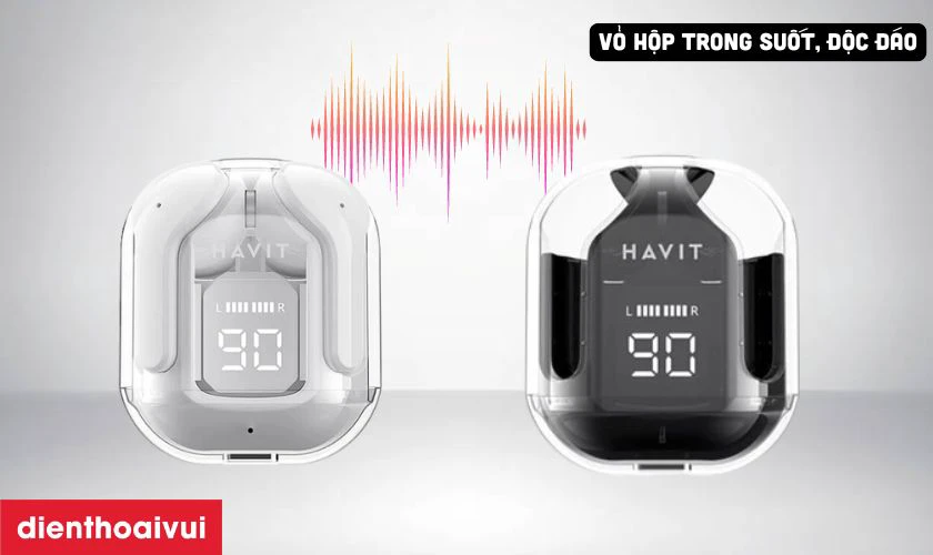 Trải nghiệm thế giới &acirc;m nhạc đỉnh cao với tai nghe Bluetooth True Wireless Havit TW971