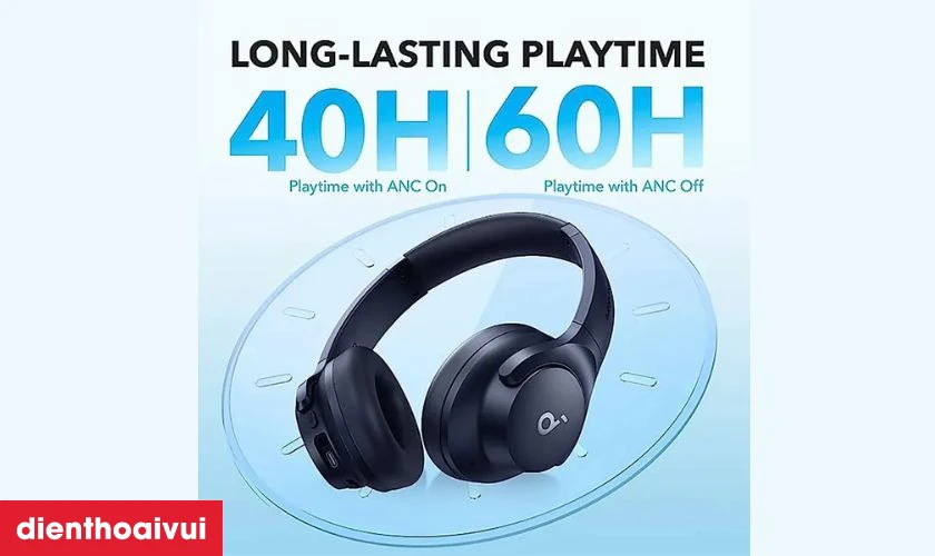 Thời gian sử dụng pin l&acirc;u d&agrave;i, hỗ trợ sạc nhanh tiện lợi
