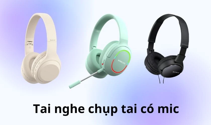Tai nghe chụp tai c&oacute; mic kh&aacute;c g&igrave; với c&aacute;c tai nghe kh&aacute;c?