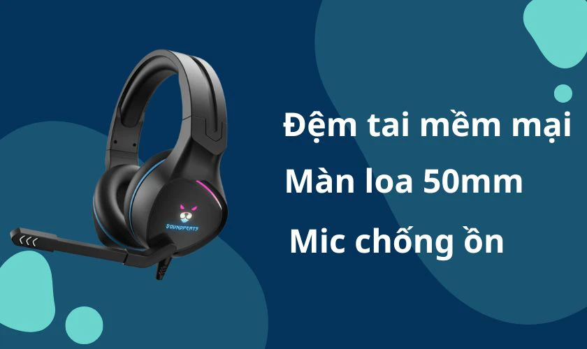 Tai nghe Gaming chụp tai SoundPEATS G1 c&oacute; mic