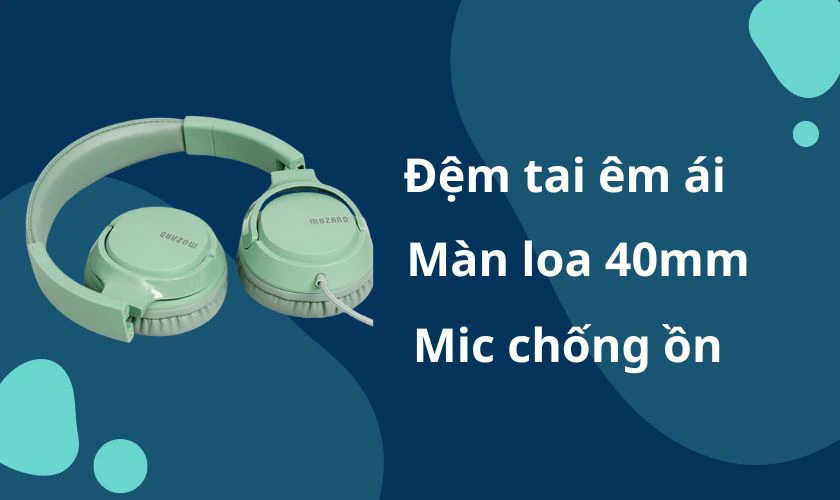 Tai nghe chụp tai Mozard IP-840 k&egrave;m mic