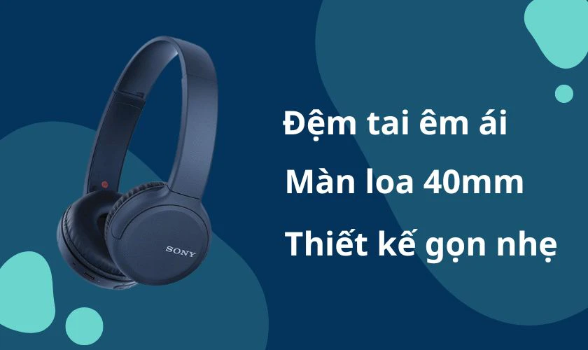 Tai nghe Bluetooth chụp tai Sony WH-CH510