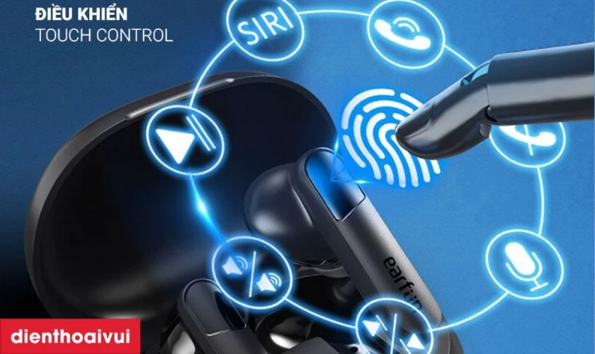 Cách sử dụng chế độ điều khiển cảm ứng trên tai nghe Earfun
