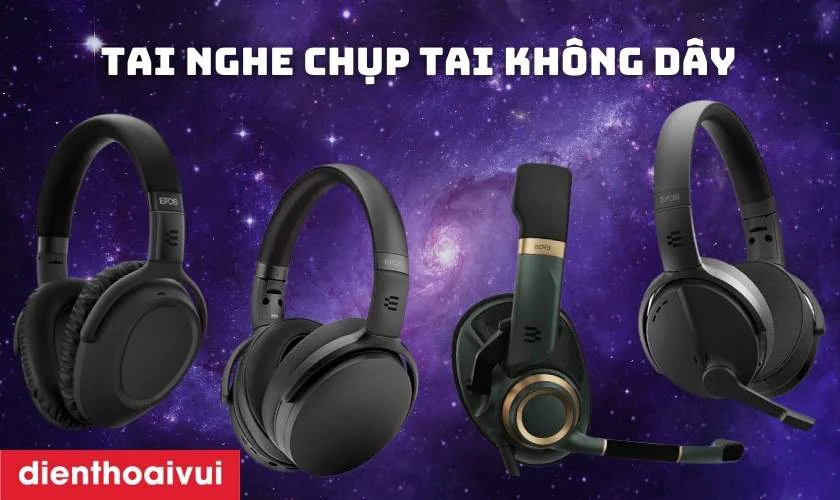 Tai nghe chụp tai kh&ocirc;ng d&acirc;y