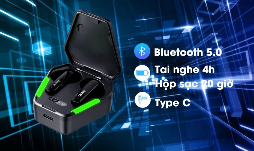 Tai nghe Bluetooth kh&ocirc;ng d&acirc;y Havit GAMING TW 938