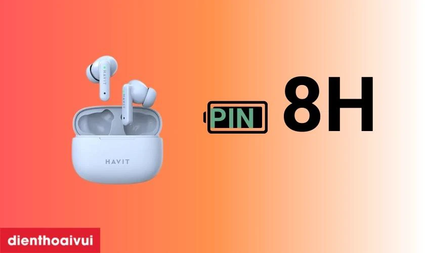 Thời lượng pin đảm bảo trải nghiệm trong 1 ng&agrave;y d&agrave;i