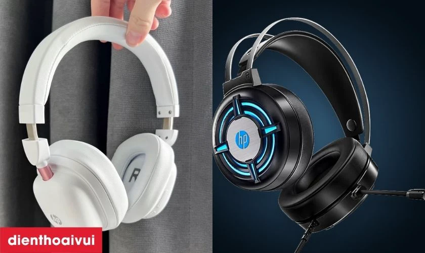H&atilde;ng HP c&oacute; cả d&ograve;ng tai nghe sử dụng kết nối kh&ocirc;ng d&acirc;y v&agrave; c&oacute; d&acirc;y