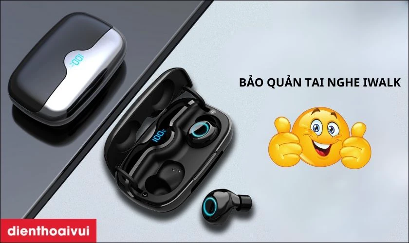 B&iacute; k&iacute;p bảo quản tai nghe iWALK k&eacute;o d&agrave;i tuổi thọ