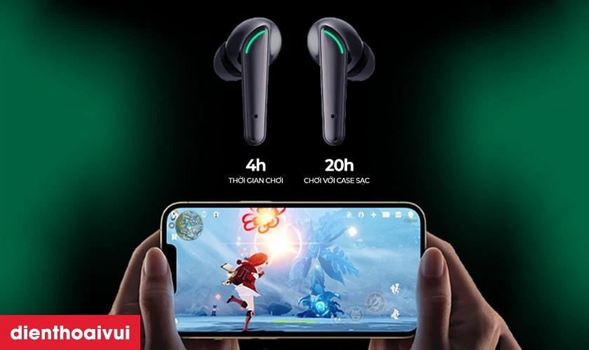 Đắm ch&igrave;m với tổng thời lượng pin đến 20 giờ