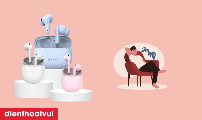Đặc điểm của tai nghe kh&ocirc;ng d&acirc;y HAVIT TW 932