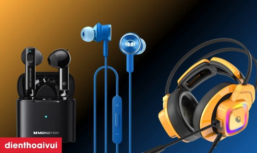 Tai nghe Monster được thiết kế với những đường n&eacute;t tinh tế