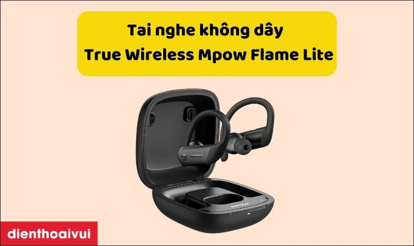 Tai nghe kh&ocirc;ng d&acirc;y thể thao True Wireless Mpow Flame Lite